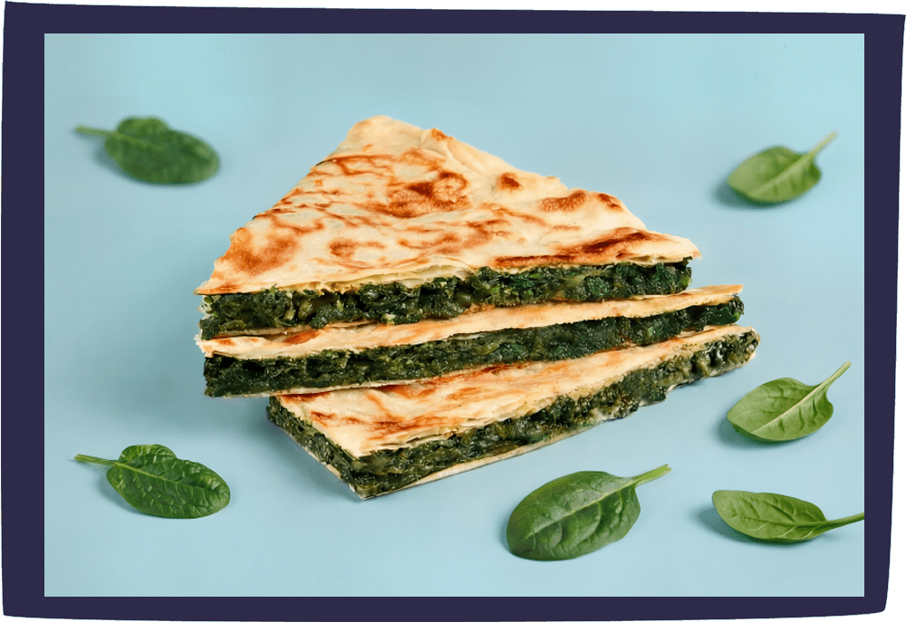 Πιτάρια με Σπανάκι